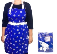 Фартук с карманами ДомВелл рогожка Якорь