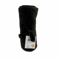 Плед 150х200 ДомВелл флис Черный