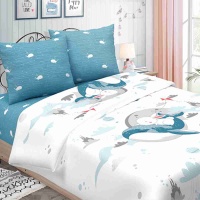 Покрывало стёганное 150*215 ДомВелл (Бязь) Детство 3067/1 Сновидения