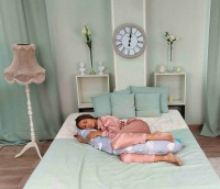 Подушка форма "Бумеранг" 9313/2 Моника (бязь, пакет) ДомВелл многофункциональная 195*30