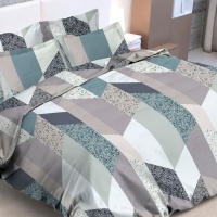 Комплект постельного белья Евро (70*70) ДомВелл Бязь Соната 6027/1 Трапеция