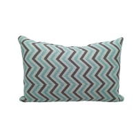 Подушка декоративная 40х60 стеганная Калейдоскоп ДомВелл Зигзаг 757/1