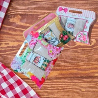 Набор подарочный ДомВелл (2 шт.45Х70,1шт 30Х60 полотенец из ваф.полотна ) сумочка