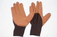 Перчатки коричневые утепленные на флисе ПЕНА