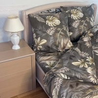 Комплект постельного белья 1,5 (70*70) ДомВелл Удачный полисатин-70 2963/9 Тропический микс