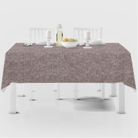 Скатерть из рогожки 120х150 Калейдоскоп ДомВелл Текстура Лён 10391/2