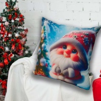 Подушка 35*35 ДомВелл габардин, поплин Гном