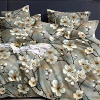 Наволочка 70х70 ДомВелл (Бязь) 3028 Белая сакура