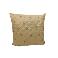 Подушка 70х70 Овечий пласт (чехол п/э 70 с молнией, кант, пакет) ДомВелл Коллекция Золотое Руно