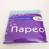 Парео для бани ДомВелл микрофибра Ассорти
