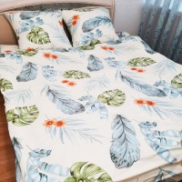 Комплект постельного белья 1,5 (70*70) ДомВелл Удачный полисатин-70 1203/1 Фьюжн