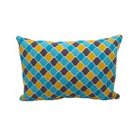 Подушка декоративная 40х60 стеганная Калейдоскоп ДомВелл Орнамент 565/1