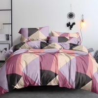 Комплект постельного белья 1,5 (70*70) ДомВелл Удачный полисатин-70 102901 Треугольники