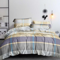 Комплект постельного белья 1,5 (70*70) ДомВелл Удачный полисатин-70 10170 Квадрат