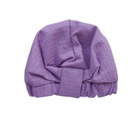 Чалма для бани женская ДомВелл вафелька сиреневая