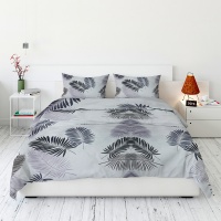 Комплект постельного белья 1,5 (70*70) ДомВелл Удачный полисатин-70 6966/4 Тропики