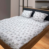 Комплект постельного белья 1,5 (70*70) ДомВелл Удачный полисатин-70 7157/7 Полевой букет