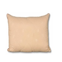 Подушка 70х70 Верблюжья шерсть (п/э 90, кант, чемодан) ДомВелл 