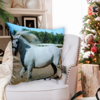 Подушка 35*35 ДомВелл габардин, поплин Грейс