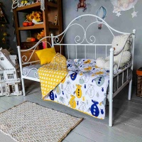 Покрывало стёганное 150*215 ДомВелл (Поплин) Детство 28319/1 Морской бой