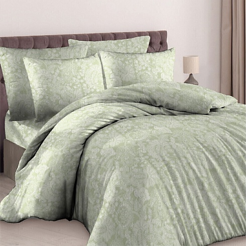 Простыня 150х215 ДомВелл (Бязь) 10452 Персидский кипарис