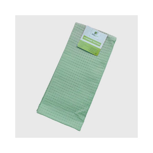 Полотенце вафельное 45*70 ДомВелл Изумруд