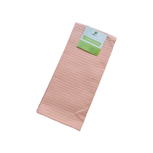 Полотенце вафельное 45*70 ДомВелл Персик