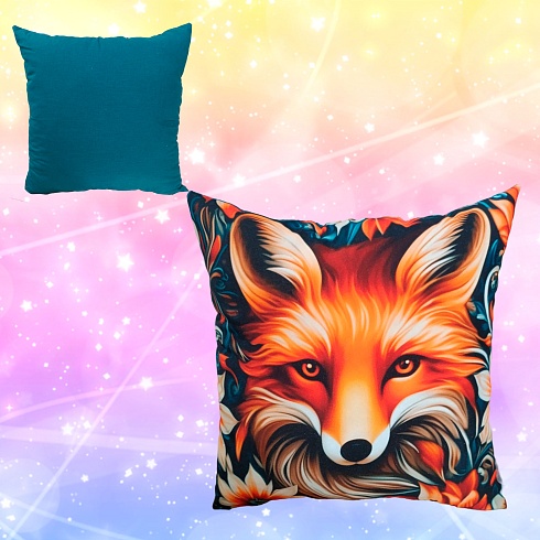 Подушка 40*40 ДомВелл габардин, поплин Лиса