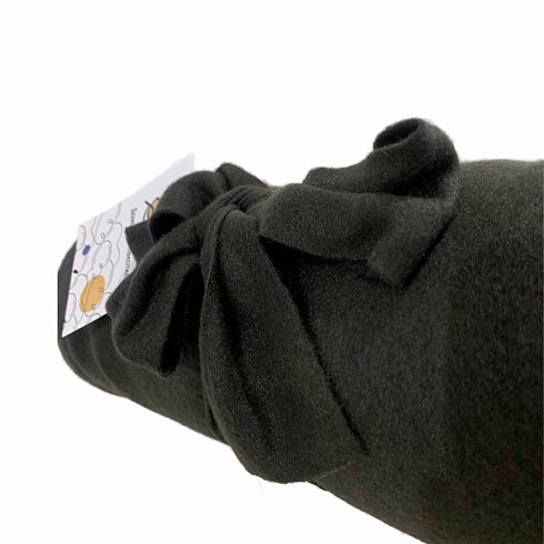 Плед 130х170 ДомВелл флис Черный