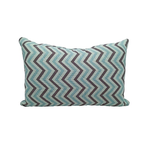 Подушка декоративная 40х60 стеганная Калейдоскоп ДомВелл Зигзаг 757/1