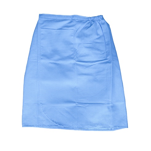 Килт для бани ДомВелл вафелька голубая