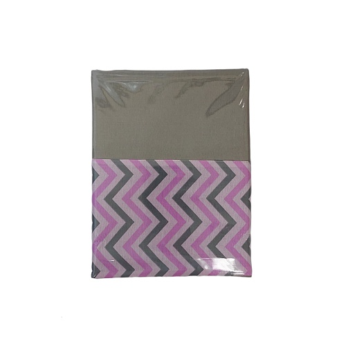 Скатерть из рогожки 180*220 ДомВелл Акцент Зигзаг 757/3 