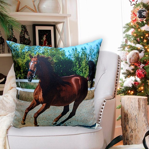 Подушка 35*35 ДомВелл габардин, поплин Галифакс