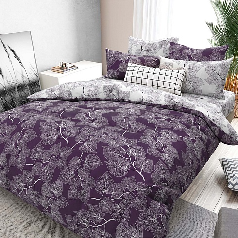 Комплект постельного белья 1,5 (70*70) ДомВелл Поплин Соловушка 28436 Санса