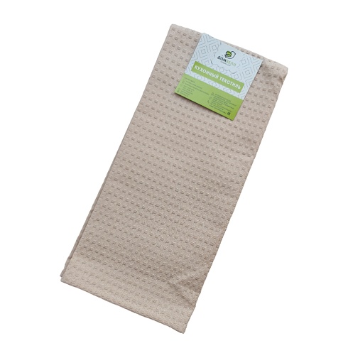 Полотенце вафельное 45*70 ДомВелл Бежевый