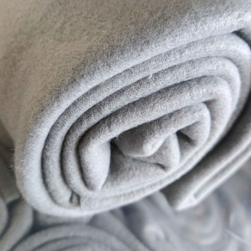 Плед 150х200 ДомВелл флис Серый