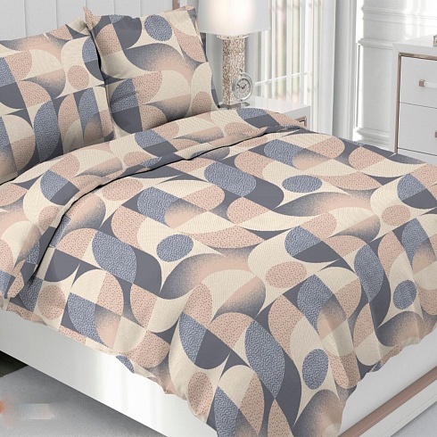 Комплект постельного белья 2,0 (70*70) ДомВелл Бязь Соната 6071/1 Затмение