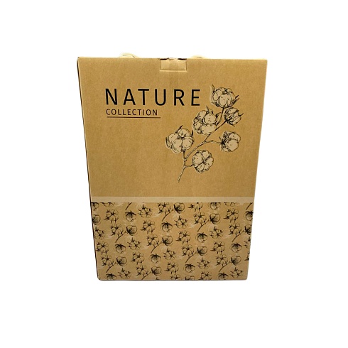 Набор махровых полотенец 2шт. ( 50*90, 70*140) пудровый в коробке