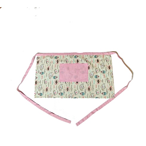 Передник с карманом Калейдоскоп ДомВелл рогожка Вкусняшки 260