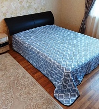 Покрывало 220*260 ДомВелл Жаккард 029 Ромбы